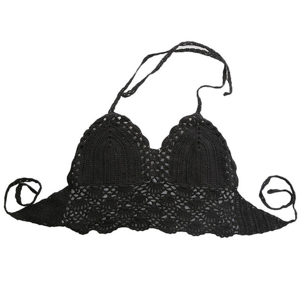 Women Bikini Handmade Swimwear Crochet Beach Swimsuit Cover Up Knitted