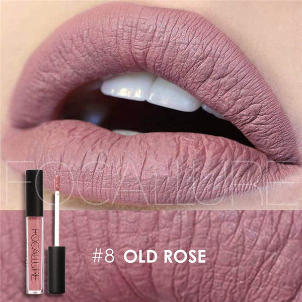 Make Up Lips Moisturizer Long Lasting Metallic Lipstick Matte Liquid Lip Tint Pigment Nude Metals Lip Gloss Matte Beauty Lips