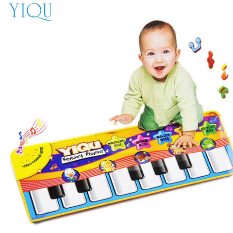 New Touch Play Keyboard Musical Music Singing Gym Carpet Mat Best Kids Baby Gift Levert Dropship A81