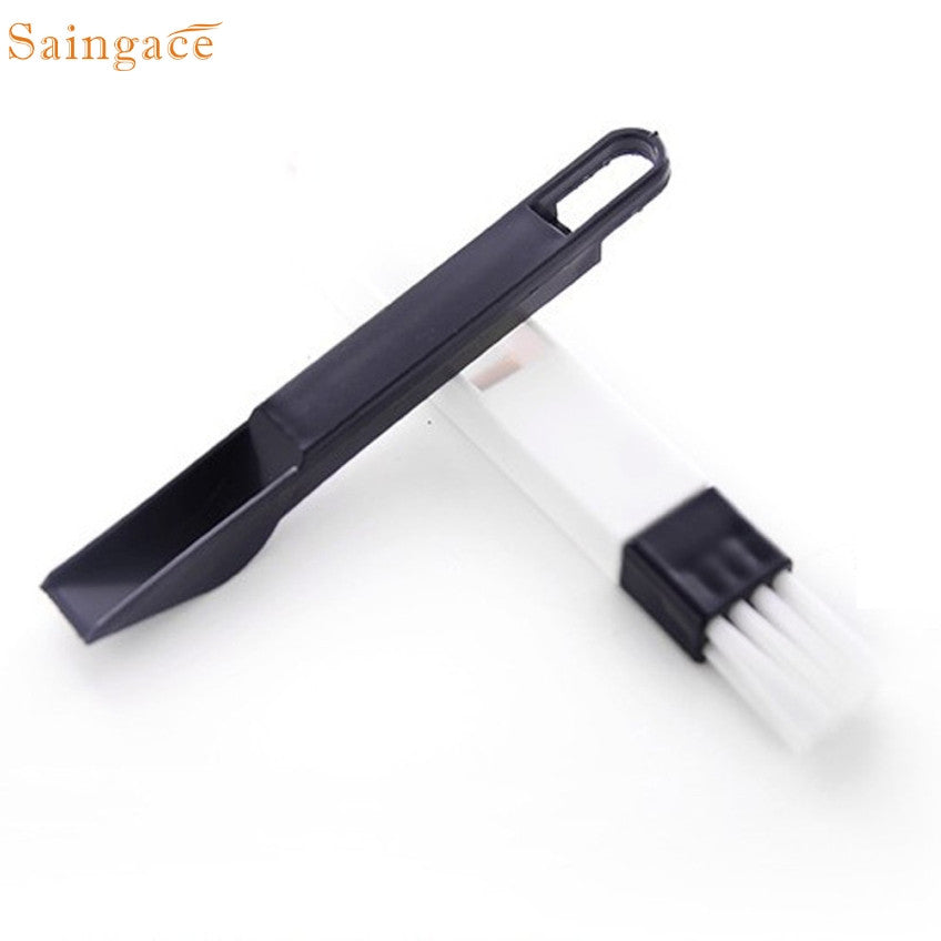 Saingace 18.5cm Multifunctional Brush Slot Window Computer Cleaning Tool Kitchen Cleaning Brush Gifts High Quality PP+Nylon wool