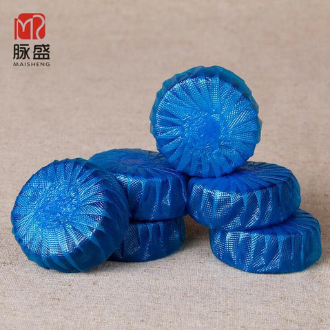 2017 New Lot Households Magic Automatic Flush Toilet Cleaner Fragrant Ball Blue Bubble Cleaning Deodorizes Bathroom Tools
