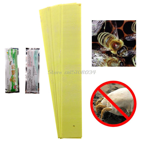 Pro Acaricide Fluvalinate Bee Mite Killing Beekeeping Pest Control Varroa Strip -S018 High Quality