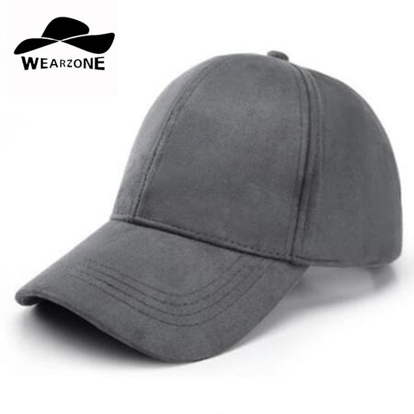 New Suede Baseball Cap Casual Men Women Hat Suede Snapback Hat Gorra Hombre Solid Cappello Hip Hop Baseball Cap