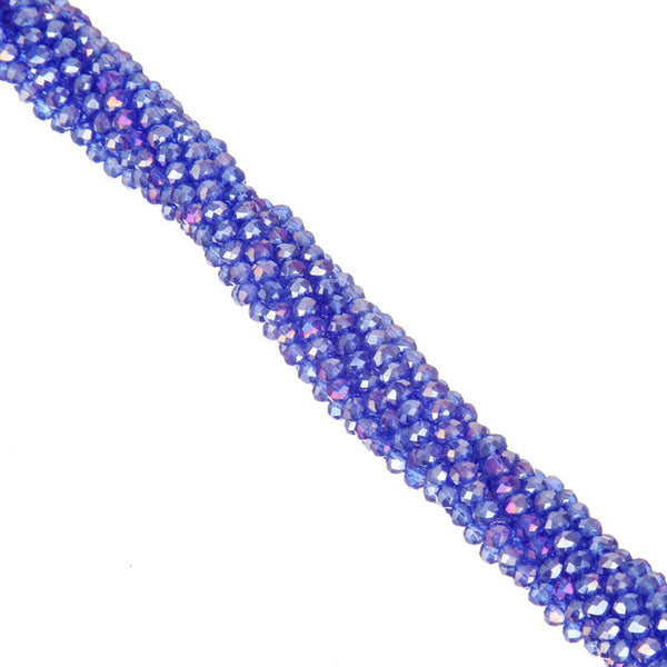 LNRRABC AB Color 4MM 145 piece/lot  Faceted Bead Crystal Glass Rondelles Beads strings for DIY Jewelry Making Free Shipping