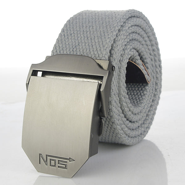 Hot male tactical belt Top quality 4 mm thick 3.8 cm wide canvas belt For men NO5 Automatic buckle Man extended 160 cm belts