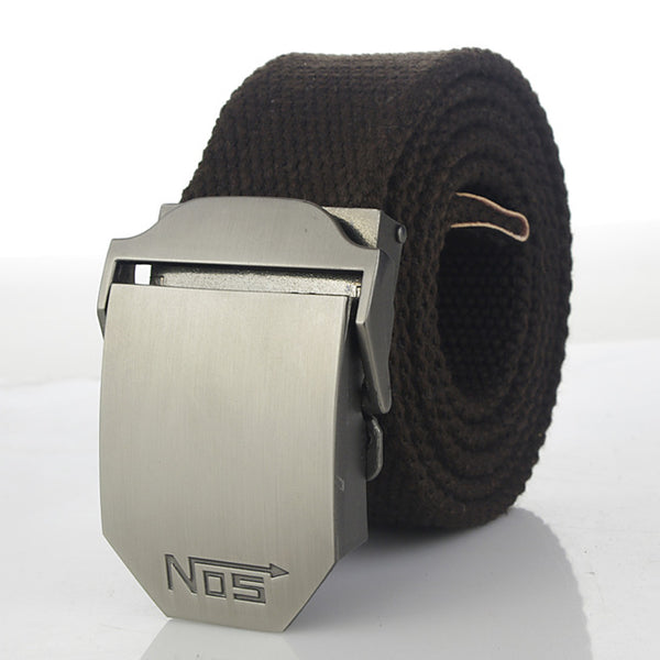 Hot male tactical belt Top quality 4 mm thick 3.8 cm wide canvas belt For men NO5 Automatic buckle Man extended 160 cm belts