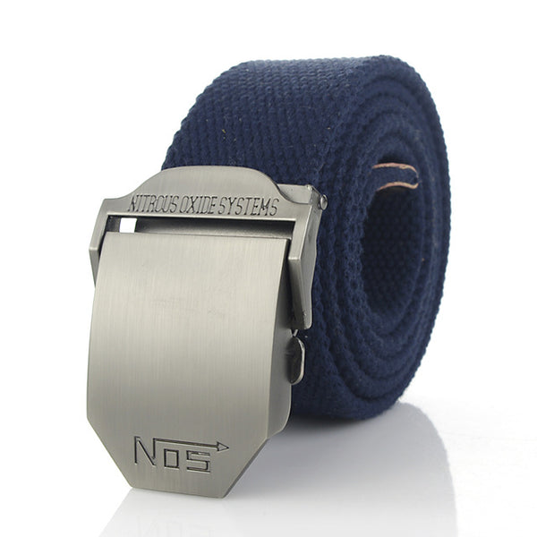 Hot male tactical belt Top quality 4 mm thick 3.8 cm wide canvas belt For men NO5 Automatic buckle Man extended 160 cm belts