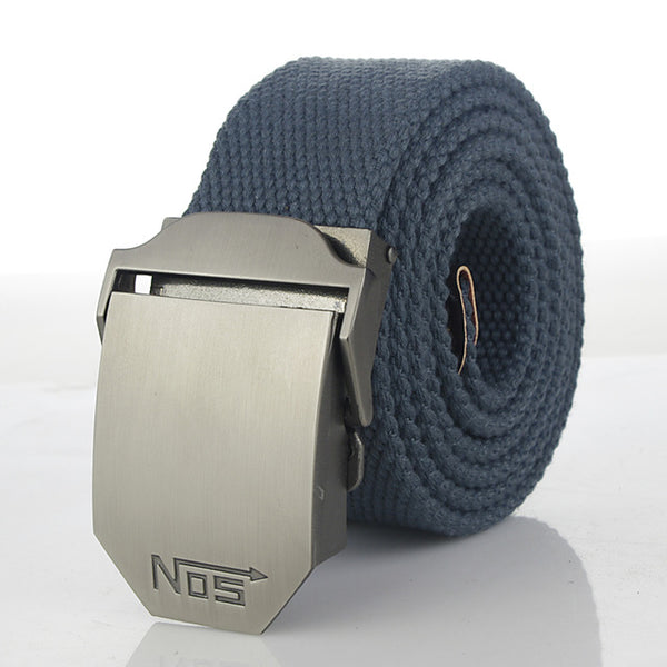 Hot male tactical belt Top quality 4 mm thick 3.8 cm wide canvas belt For men NO5 Automatic buckle Man extended 160 cm belts