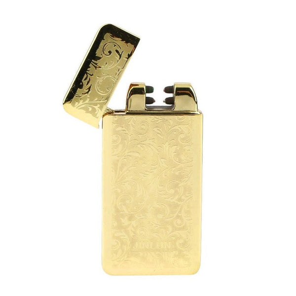 6 Types Fashionable JL903 Induction Double Arc USB Rechargeable Smoke Cigar Lighter Windproof Smoking Cigarette Lighter