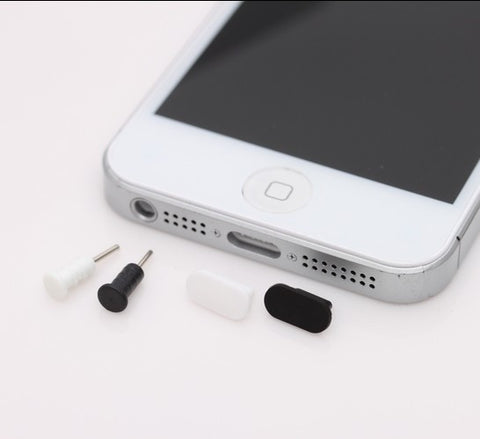 5pcs/lot Headset Earphone Jack Dustproof Plug Charger USB Dock Anti Dust Mini Cap Cover for iPhone 5 5S 6 6s 6Plus