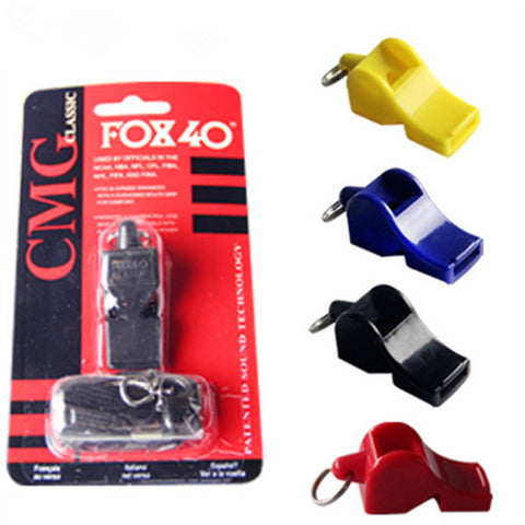 EDCGEAR fox40 Whistle Plastic FOX 40 Soccer Football Basketball Hockey Baseball Sports Classic Referee Whistle Survival Outdoor