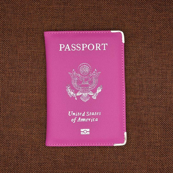 Travel Leather Covers for Passports USA America Passport Cover Women Girls US Passport Covers Passport Case Protector