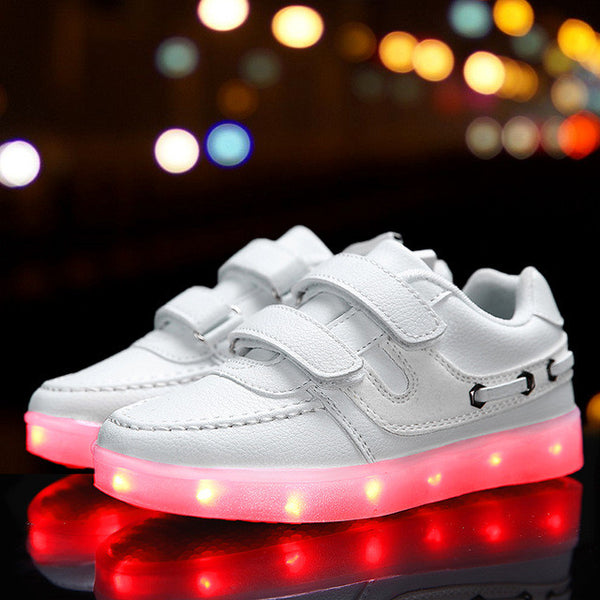Led luminous Shoes For Boys girls Fashion Light Up Casual kids 7 Colors Outdoor new simulation sole Glowing children sneaker