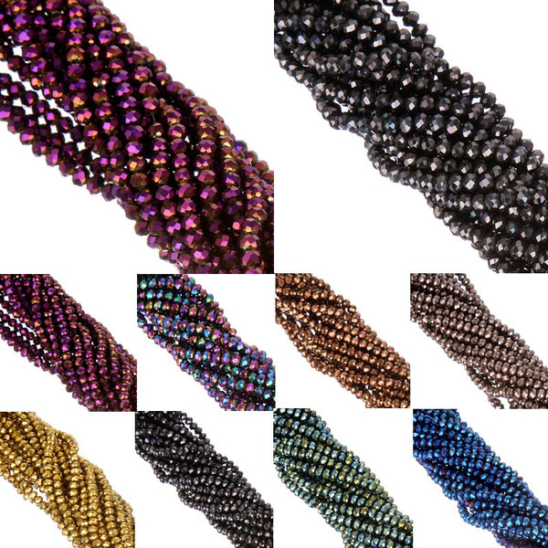 LNRRABC 5A+ 4MM 145 piece/lot Round Ball Faceted Glass Crystal Beads for DIY Jewelry Making Free Shipping Wholesale