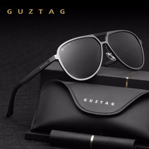 GUZTAG Unisex Classic Brand Men Women Aluminum Sunglasses HD Polarized UV400 Mirror Male Sun Glasses Women For Men G9820
