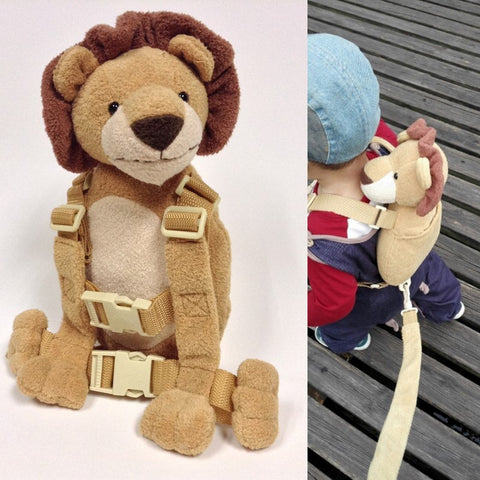 Cute 2 in 1 Harness Buddy Baby Safety Harnesses Animal Toy Backpacks Bebe Walking Reins Toddler Leashes Kid Keeper Carriers