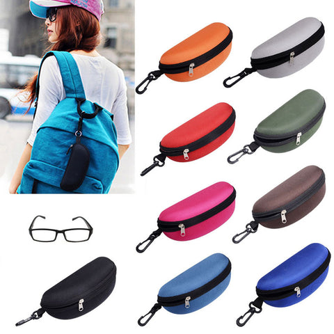 1Pcs Sunglasses bags Reading Glasses Carry Bag Hard Zipper Box Travel Pack Pouch Case