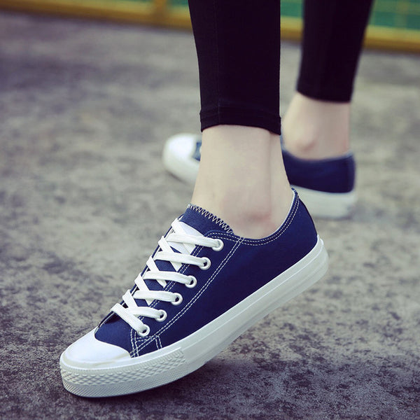 2017 new white canvas shoes female spring and summer white shoes women casual shoes students shoes