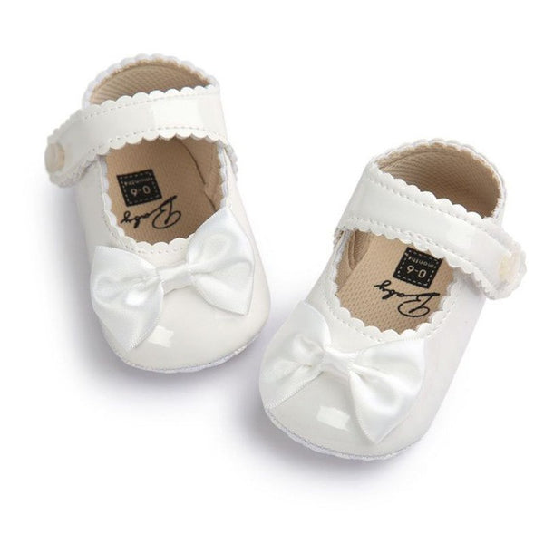 Autumn Infant Baby Girl Soft Sole PU Leather First Walkers Bebe Crib Bow Shoes 0-18 Months Moccasins Shoes New Arrival