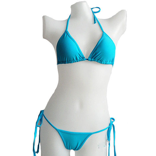 MANYIER swimsuit summer new Hot sexy pure color women bikini set bandage swimsuit brazilian multi-color swimwear bikini women