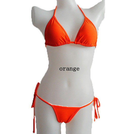 MANYIER swimsuit summer new Hot sexy pure color women bikini set bandage swimsuit brazilian multi-color swimwear bikini women