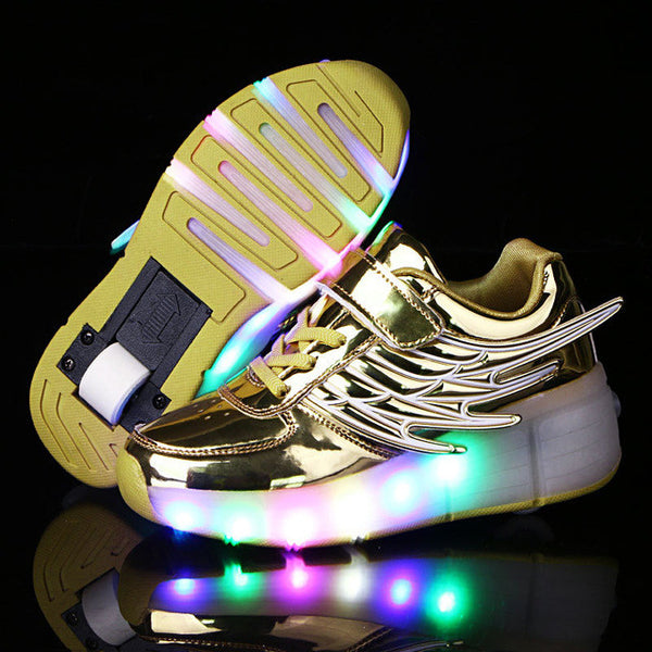 Size 28-37// Shoe led children's light Up Luminous Glowing Shoes Kids Sneakers for Girls&Boys