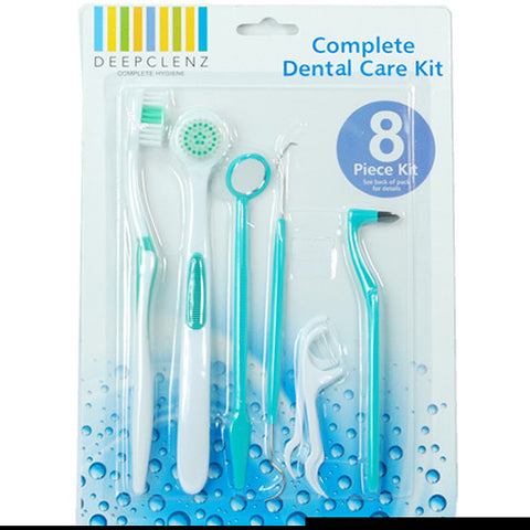 Free Shipping 1 Set Dental Care Tooth Brush Kit Floss Stain Tongue Picks Teeth Denticlean