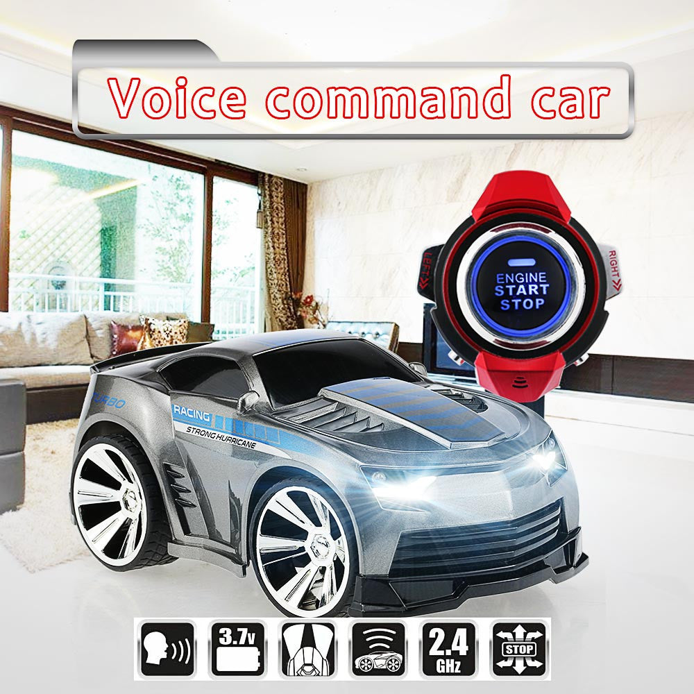 Original R-101 1/30 2.4Ghz RC Car with Smart Watch Voice Command Function LED Head Lights RC Cars Model Toys