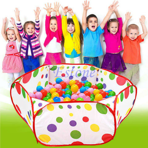 Foldable Kids Children Ocean Ball Pit Pool Game Play Toy Tent Baby Safe Playpen A16075