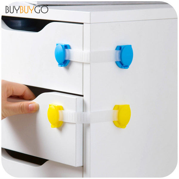 2017 Time-limited Drawer Child Safety 10 Pcs New Cabinet Door Drawers Lock Lengthened Plastic Safety Locks For Kids Child Baby