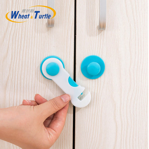 4 Ps/Lot Environmentally Friendly Baby Care Safety Protect Lock Cabinets Cupboards Protector Safety Lock For Baby Children Kids