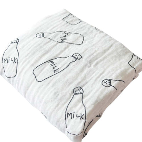 120x120cm Baby Toddler Cartoon Bedding Swaddling Blanket Warmborn Infant 100% Cotton Swaddle Towel