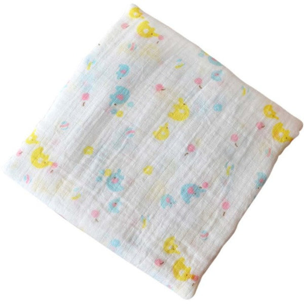 120x120cm Baby Toddler Cartoon Bedding Swaddling Blanket Warmborn Infant 100% Cotton Swaddle Towel