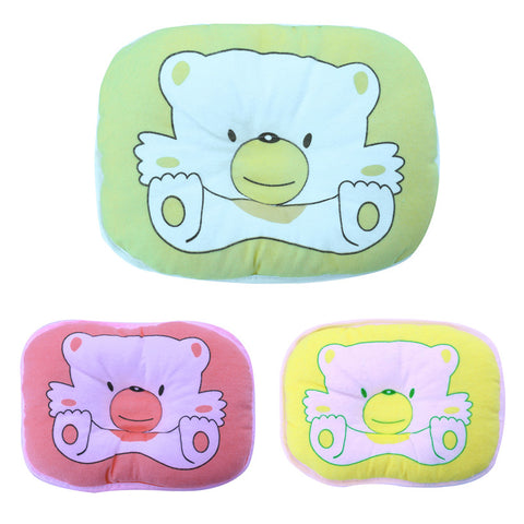 Infant Bear Pattern Pillow Newborn Baby Support Cushion Pad Prevent Flat Head Shaping Pillow