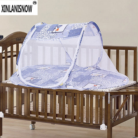 Free shipping 2016 High Quality Portable Pop Up Travel Bubble Cot Baby Mosquito Net Crib Bassinet