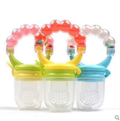 PC3 Kids Nipple Fresh Food Milk Nibbler Feeder Feeding Safe Baby Supplies Nipple Teat Pacifier Bottles Rotation can be pushed