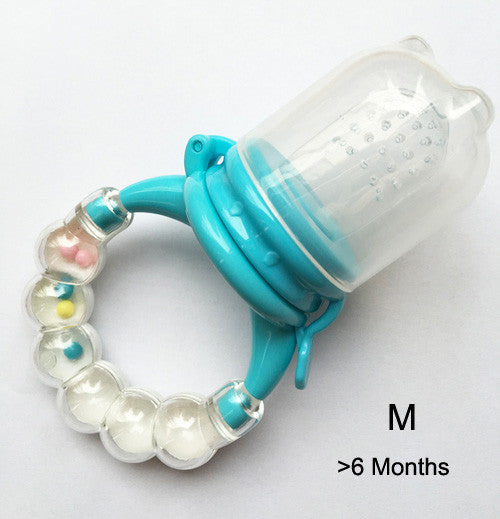 PC3 Kids Nipple Fresh Food Milk Nibbler Feeder Feeding Safe Baby Supplies Nipple Teat Pacifier Bottles Rotation can be pushed