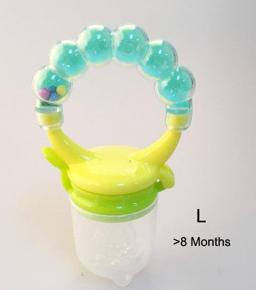 PC3 Kids Nipple Fresh Food Milk Nibbler Feeder Feeding Safe Baby Supplies Nipple Teat Pacifier Bottles Rotation can be pushed