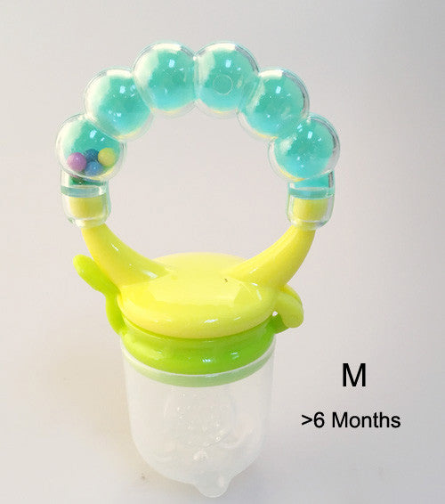 PC3 Kids Nipple Fresh Food Milk Nibbler Feeder Feeding Safe Baby Supplies Nipple Teat Pacifier Bottles Rotation can be pushed