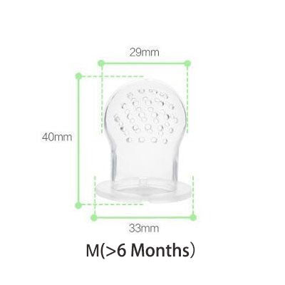 PC3 Kids Nipple Fresh Food Milk Nibbler Feeder Feeding Safe Baby Supplies Nipple Teat Pacifier Bottles Rotation can be pushed