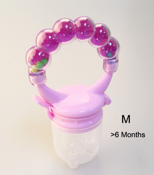 PC3 Kids Nipple Fresh Food Milk Nibbler Feeder Feeding Safe Baby Supplies Nipple Teat Pacifier Bottles Rotation can be pushed