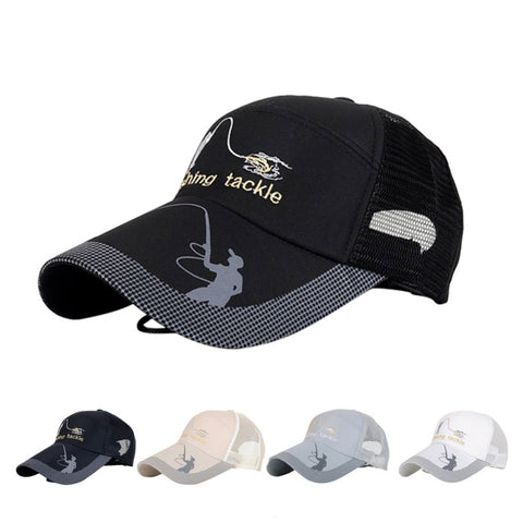 Unisex Men Women Adjustable Fishing Cap Snapback Golf Sports Hat Sun Visor