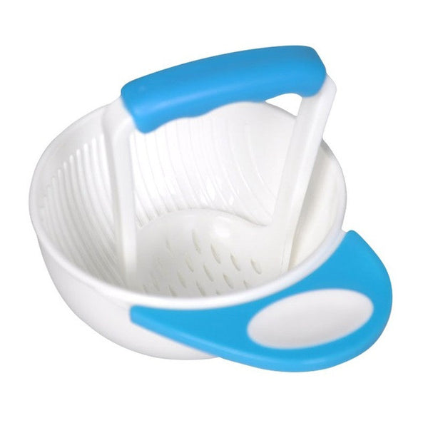 Baby Kid Learn Dishes Grinding Bowl Handmade Grinding Food Supplement Children Infant Food Mill Hot QL86 Drop Shipping