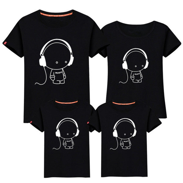 VIDMID Family matching clothes mother daughter son outfits cotton short-sleeve T-shirt family look father baby clothing 6001 28