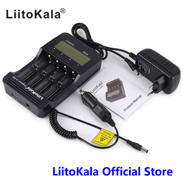 LiitoKala lii-500 LCD Display 18650 Battery Charger lii500 For 18650 17500 26650 1634014500 AA AAA Ni-MH Rechargeable Battery