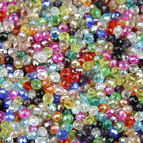 JHNBY Round Shape Upscale Austrian crystals beads High quality 3mm 200pcs loose rondelles glass ball bracelet Jewelry Making DIY