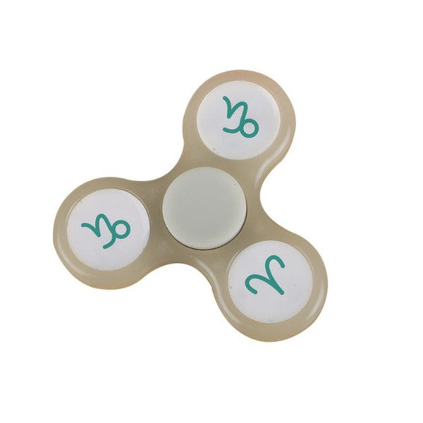 LED Light Hand Finger Spinner Fidget Plastic EDC Hand Spinner For Autism and ADHD Relief Focus Anxiety Stress Toys Gift 7 colors