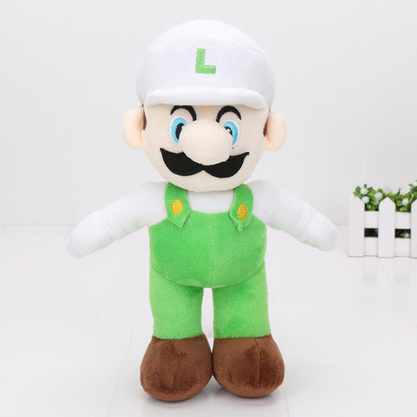 New High Quality 25cm Super Mario Bros Stand MARIO LUIGI Plush Toys Stuffed Toy Doll