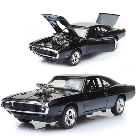 1/32 diecast cars Scale Fast & Furious 7 Alloy Dodge Charger Toy Cars Collection Gift For Boys New Year.