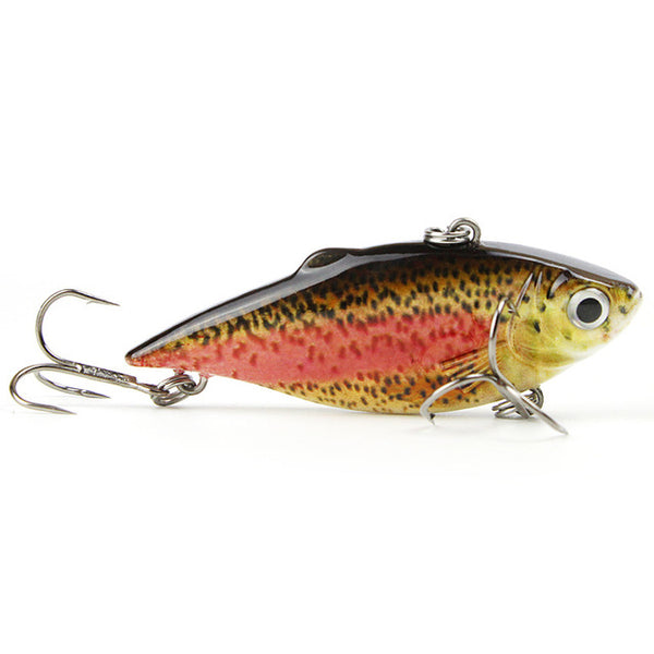 Mmlong 2.5"/8.6g New Vib Crankbait Lifelike Fishing Lure High Quality Fishing Bait Slow Sinking Hard Fish Wobbler Pesca